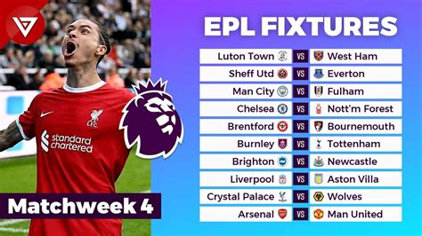 bbc epl fixtures|epl fixture and szore today.